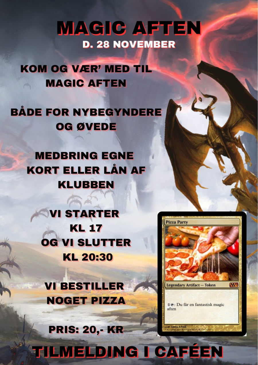 Magic kort aften med Emil og Simon