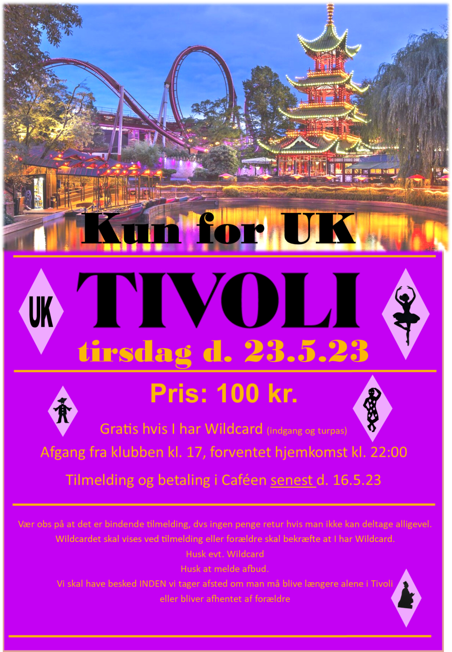 Tivolitur for UK (8 klasse - 18 &aring;r)