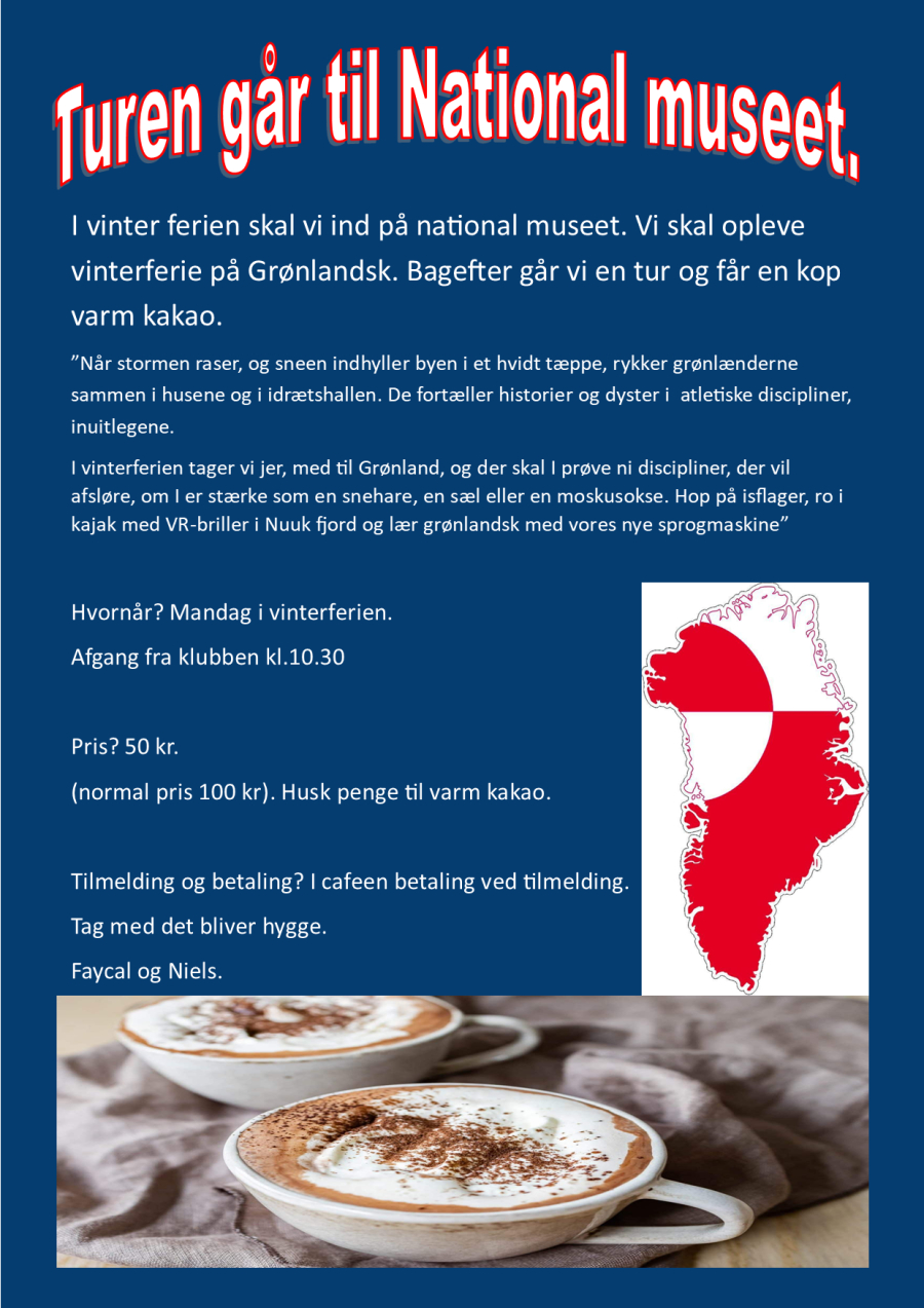 Vinterferie tur til nationalmuseet