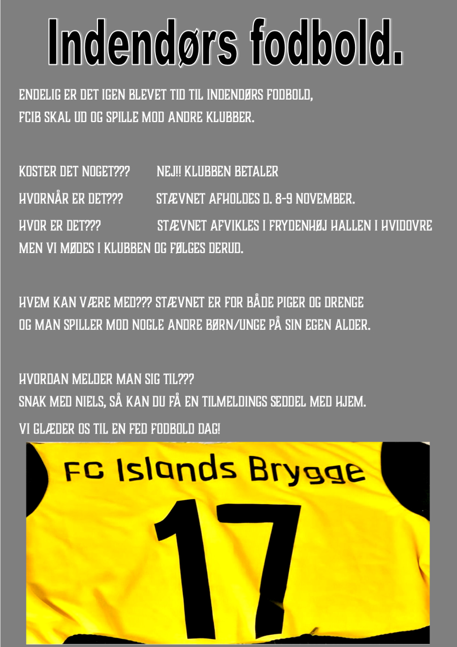 Indend&oslash;rs fodboldst&aelig;vne